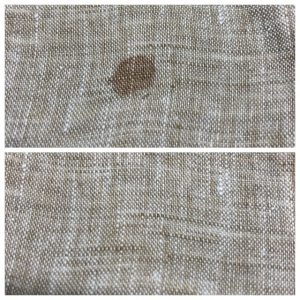 スカートに付いた古い血液